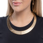 Fringe Formal Gold Necklace - Paparazzi Accessories