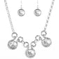 Hypnotized Silver Blockbuster Necklace ~ Paparazzi Accessories