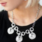 Hypnotized Silver Blockbuster Necklace ~ Paparazzi Accessories