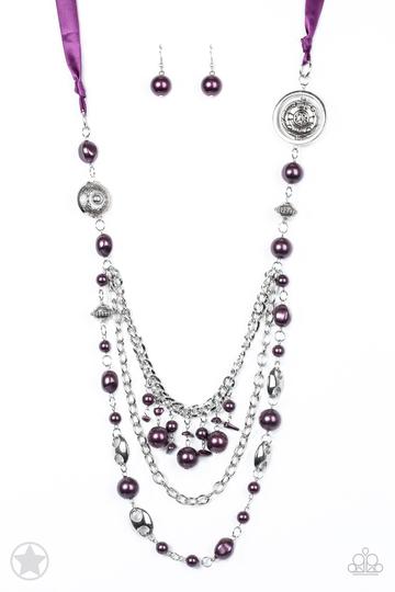 All The Trimmings Purple Necklace ~ Paparazzi Necklace