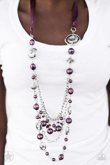 All The Trimmings Purple Necklace ~ Paparazzi Necklace