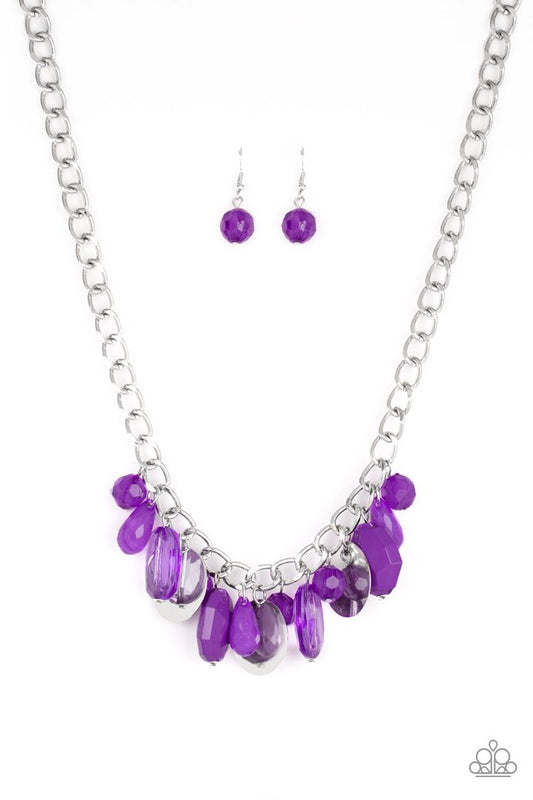 Treasure Shore Purple Necklace ~ Paparazzi Accessories