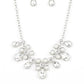 Demurely Debutante White Necklace ~ Paparazzi Accessories