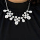 Demurely Debutante White Necklace ~ Paparazzi Accessories