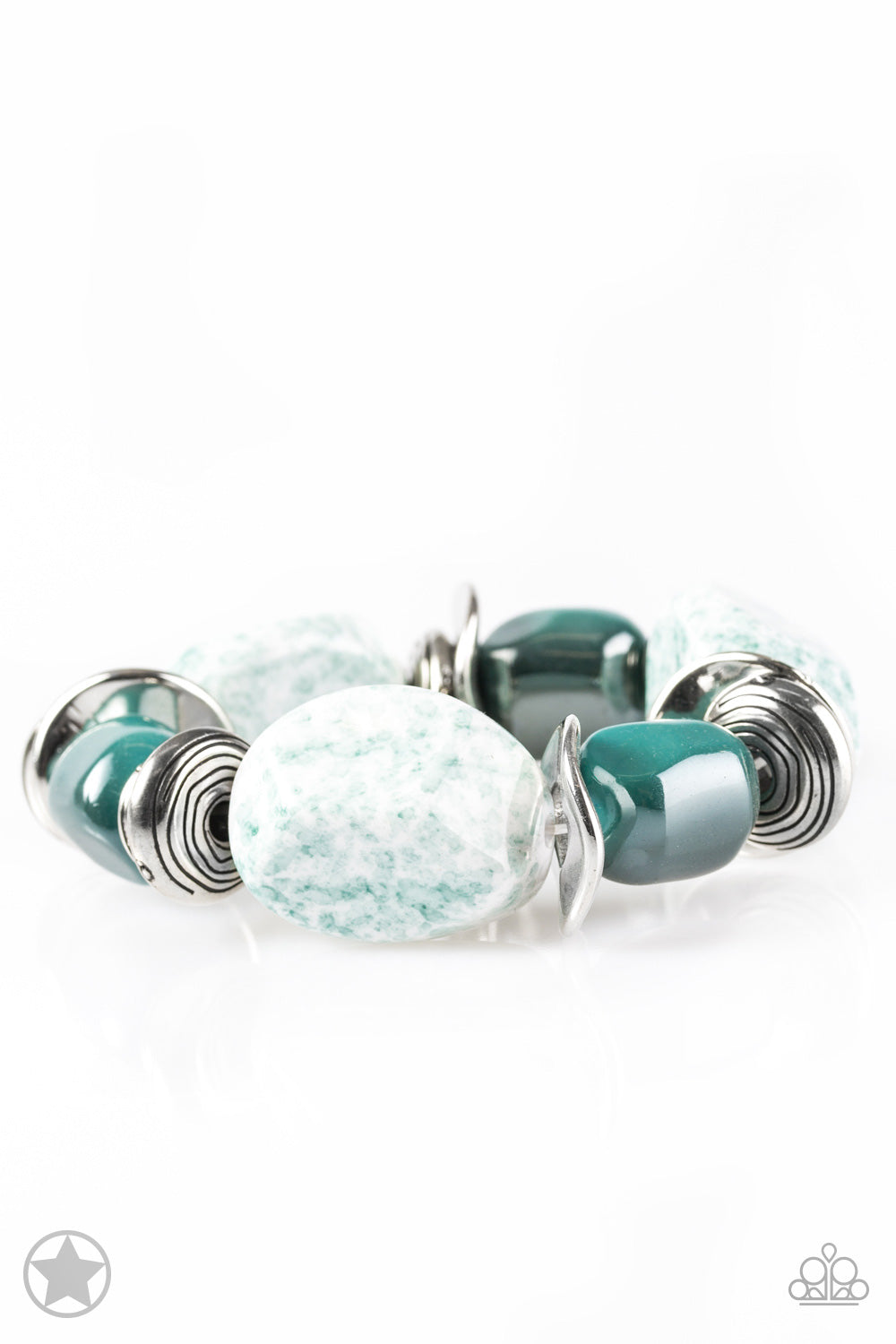 Glaze of Glory Blue Bracelet ~ Paparazzi Accessories