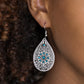 Dinner Party Posh Blue Earring ~ Paparazzi Accessories