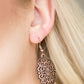 Wistfully Whimsical Copper Earrings ~ Paparazzi Accessories