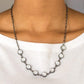 Starlit Socials Black Necklace - Paparazzi Accessories