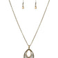 Court Couture Brass Necklace - Paparazzi Accessories