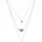 Sahara Sparrow Orange Necklace ~ Paparazzi Accessories