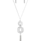 Timelessly Tasseled Silver Necklace - Paparazzi Accessories