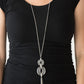 Timelessly Tasseled Silver Necklace - Paparazzi Accessories