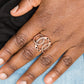 TRIO de Janeiro Copper Ring - Paparazzi Accessories