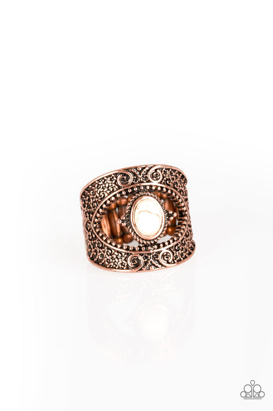 Rural Relic Copper Ring ~ Paparazzi Accessories