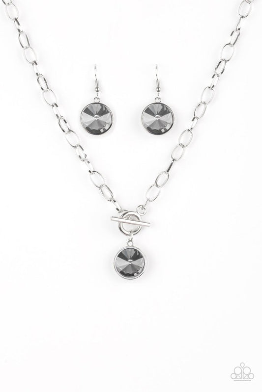 She Sparkles On Silver Necklace ~ Paparazzi Accessories