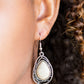 Abstract Anthropology White Earrings ~ Paparazzi Accessories