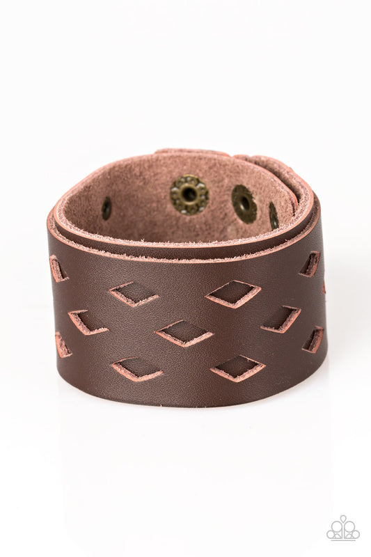 Bucking Bronco Brown Bracelet ~ Paparazzi Accessories