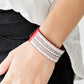 Rebel Radiance Red Bracelet ~ Paparazzi Accessories