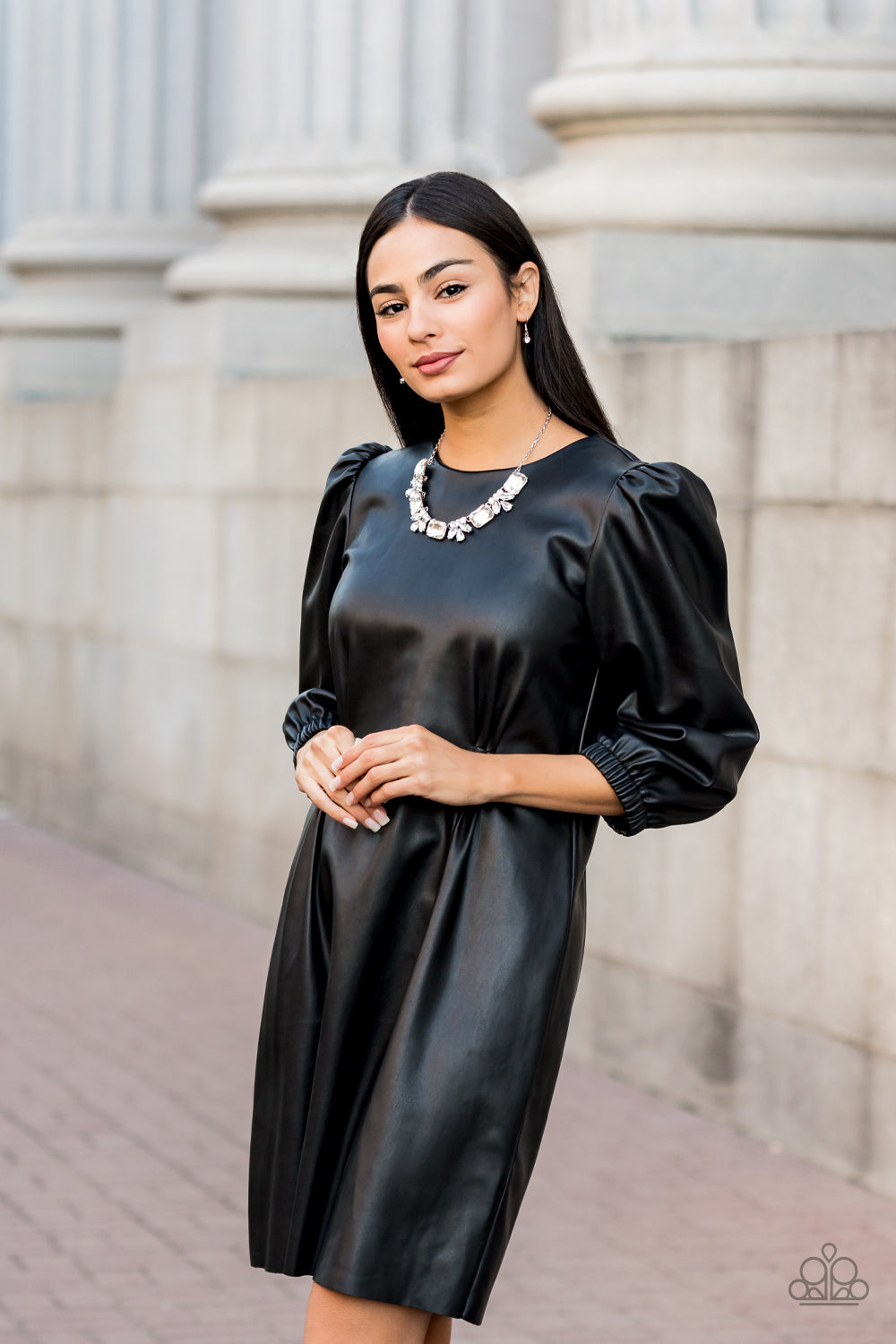 Long Live Sparkle White Necklace ~ Paparazzi Accessories