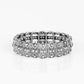 Modern Magnificence Silver Bracelet ~ Paparazzi Accessories