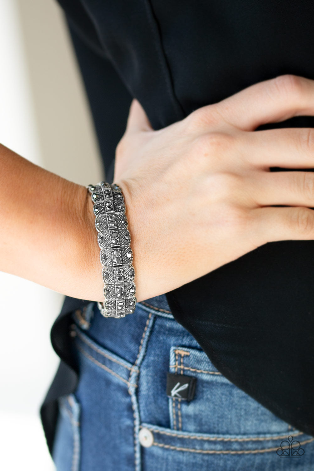 Modern Magnificence Silver Bracelet ~ Paparazzi Accessories