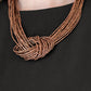 Knotted Knockout Copper Necklace ~ Paparazzi Accessories