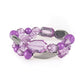 Rockin' Rock Candy Purple Bracelet ~ Paparazzi Accessories