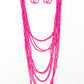 Totally Tonga Pink Necklace ~ Paparazzi Accessories
