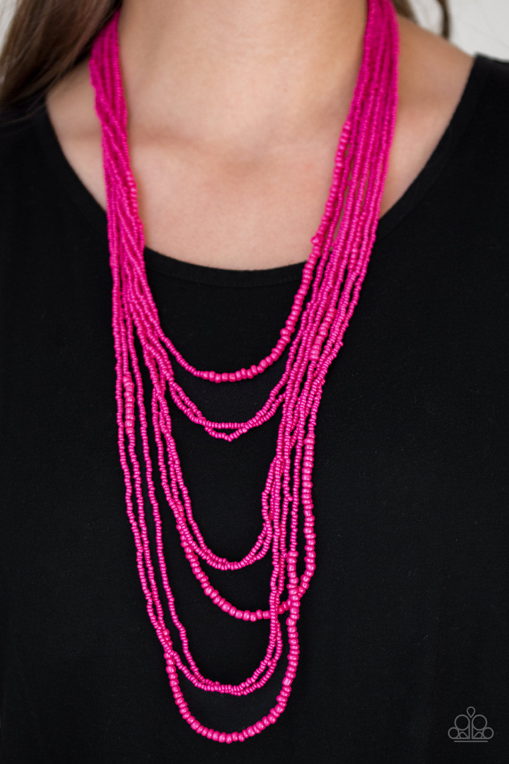 Totally Tonga Pink Necklace ~ Paparazzi Accessories