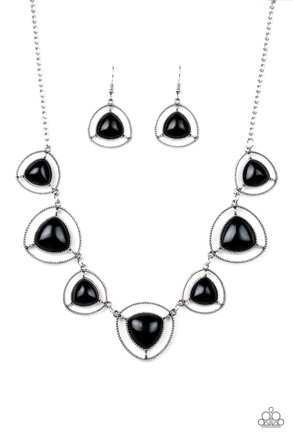 Make A Point Black Necklace ~ Paparazzi Accessories