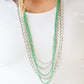 Industrial Vibrance Green Necklace ~ Paparazzi Accessories