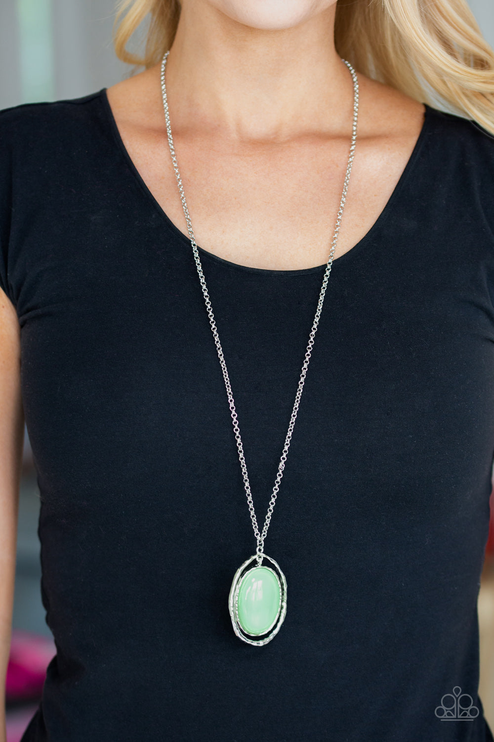 Harbor Harmony Green Necklace ~ Paparazzi Accessories