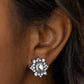 Interstellar Sparkle Black Clip On Earring ~ Paparazzi Accessories