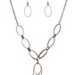 All OVAL Town Copper Necklace ~ Paparazzi Accessories