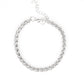 Knocked It Out Of The Park Silver Urban Bracelet - Paparazzi Accessories