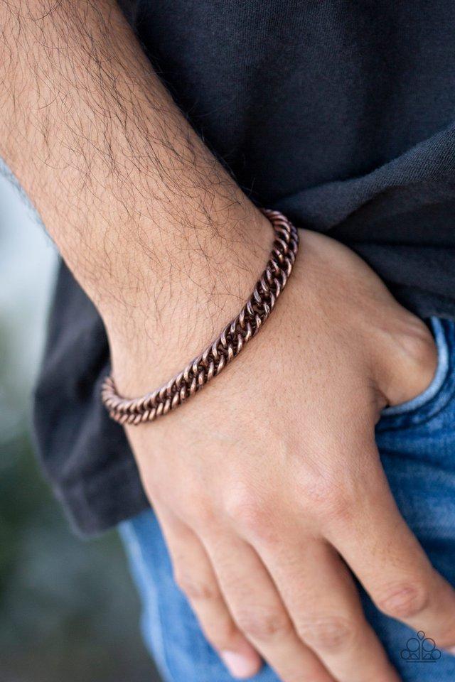 Next Man Up Copper Urban Bracelet - Paparazzi Accessories
