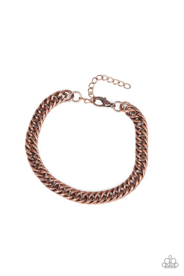 Next Man Up Copper Urban Bracelet - Paparazzi Accessories