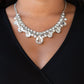 Knockout Queen White Necklace ~ Paparazzi Accessories