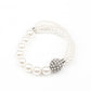 Show Them The DIOR White Bracelet ~ Paparazzi Accessories
