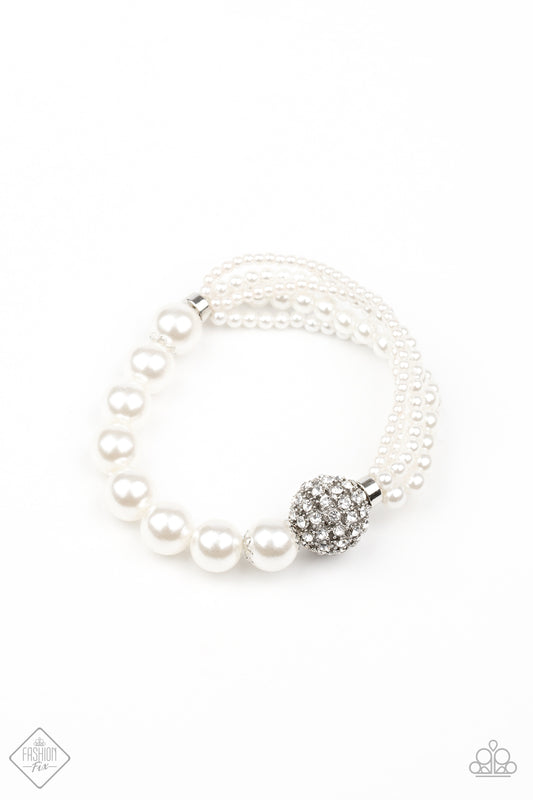 Show Them The DIOR White Bracelet ~ Paparazzi Accessories