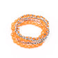 Sugary Sweet Orange Bracelet ~ Paparazzi Accessories