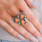 Ambrosial Garden Orange Ring ~ Paparazzi Accessories