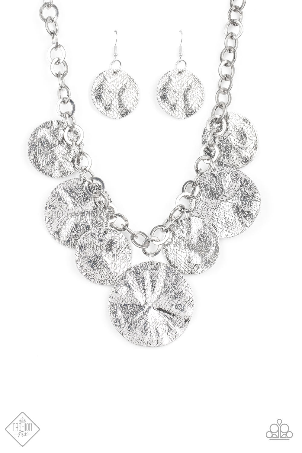 Barely Scratched The Surface Silver Necklace ~ Paparazzi Accessories