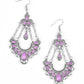 Unique Chic Purple Earrings- Paparazzi Accessories