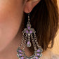 Unique Chic Purple Earrings- Paparazzi Accessories