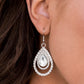So The Story GLOWS White Earrings ~ Paparazzi Accessories