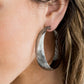 Desert Wanderings Silver Hoop Earrings ~ Paparazzi Accessories