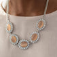 A DIVA-ttitude Adjustment Orange Necklace ~ Paparazzi Accessories