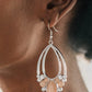 Look Into The Crystal Ball Orange Earring ~ Paparazzi Accessories