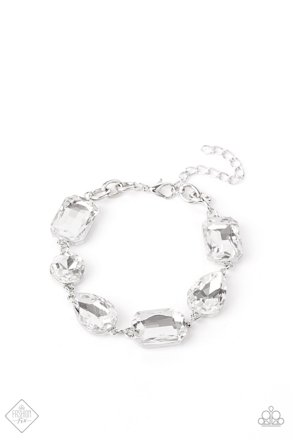 Cosmic Treasure Chest White Bracelet - Paparazzi Accessories